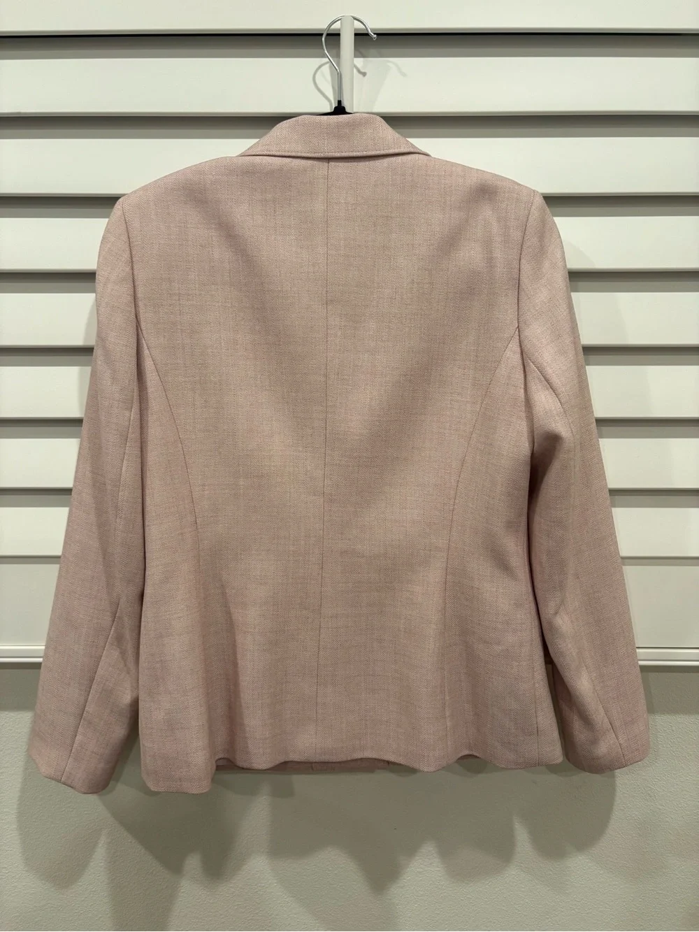 Light Pink Evan-Piccone Three Button Suit Jacket Size 6